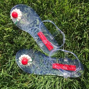 katy perry sundae flat jelly sandals